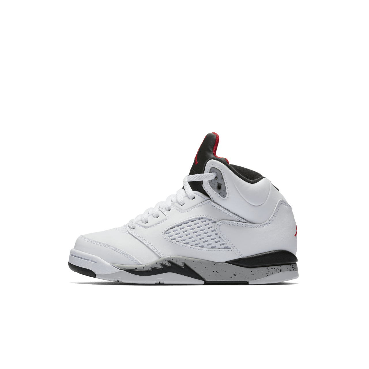 Jordan 5 black university red 2018 best sale