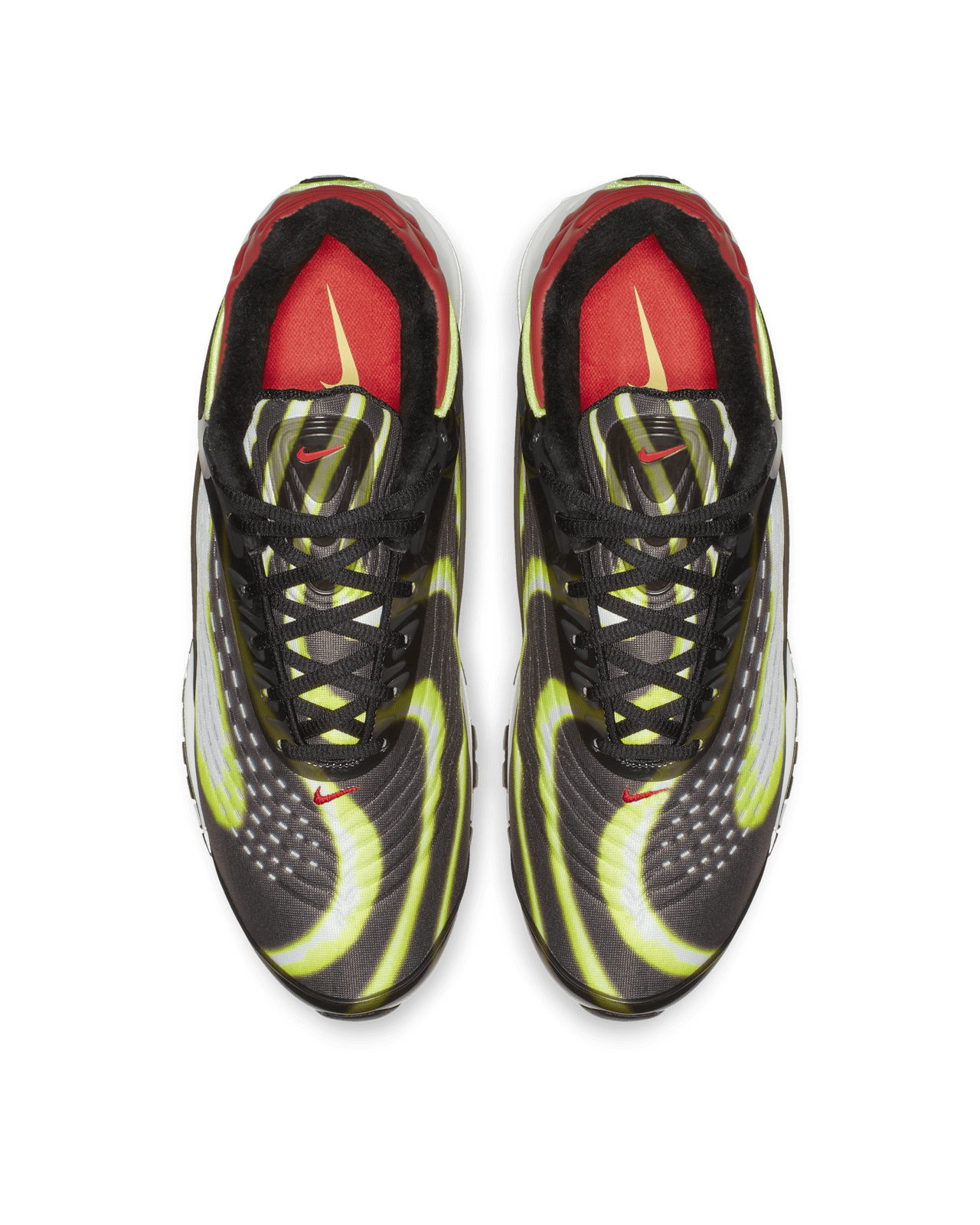 Nike Air Max Deluxe 'Black & Habanero Red & White & Volt' Release Date