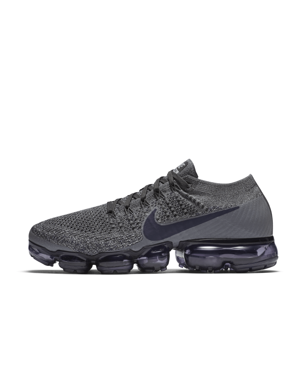 Nike air vapormax flyknit dark grey black wolf grey on sale