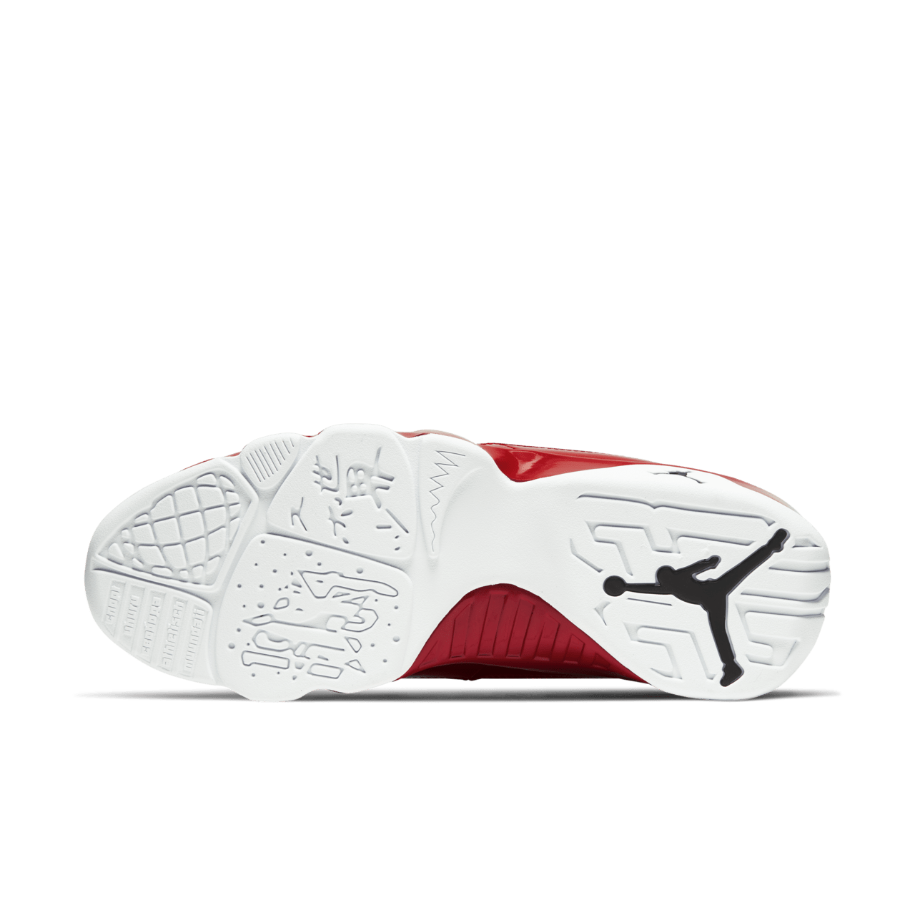 Jordan 9 red and white online