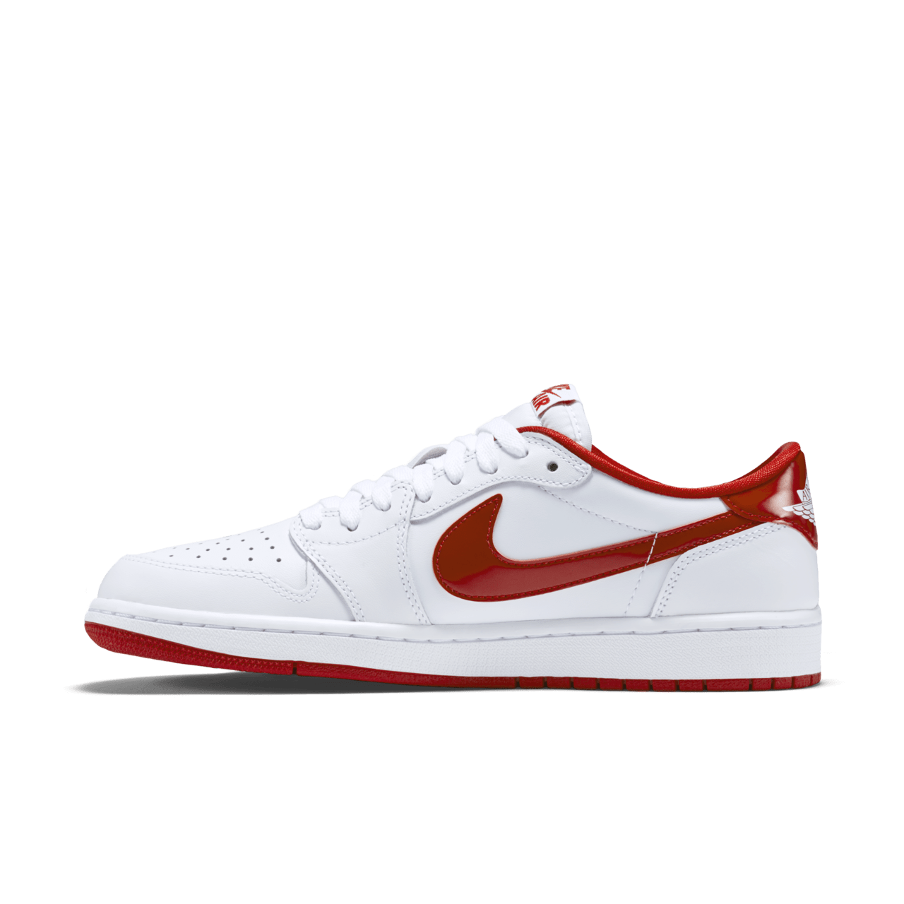 Air Jordan 1 Retro Low White Red Release Date. Nike SNKRS