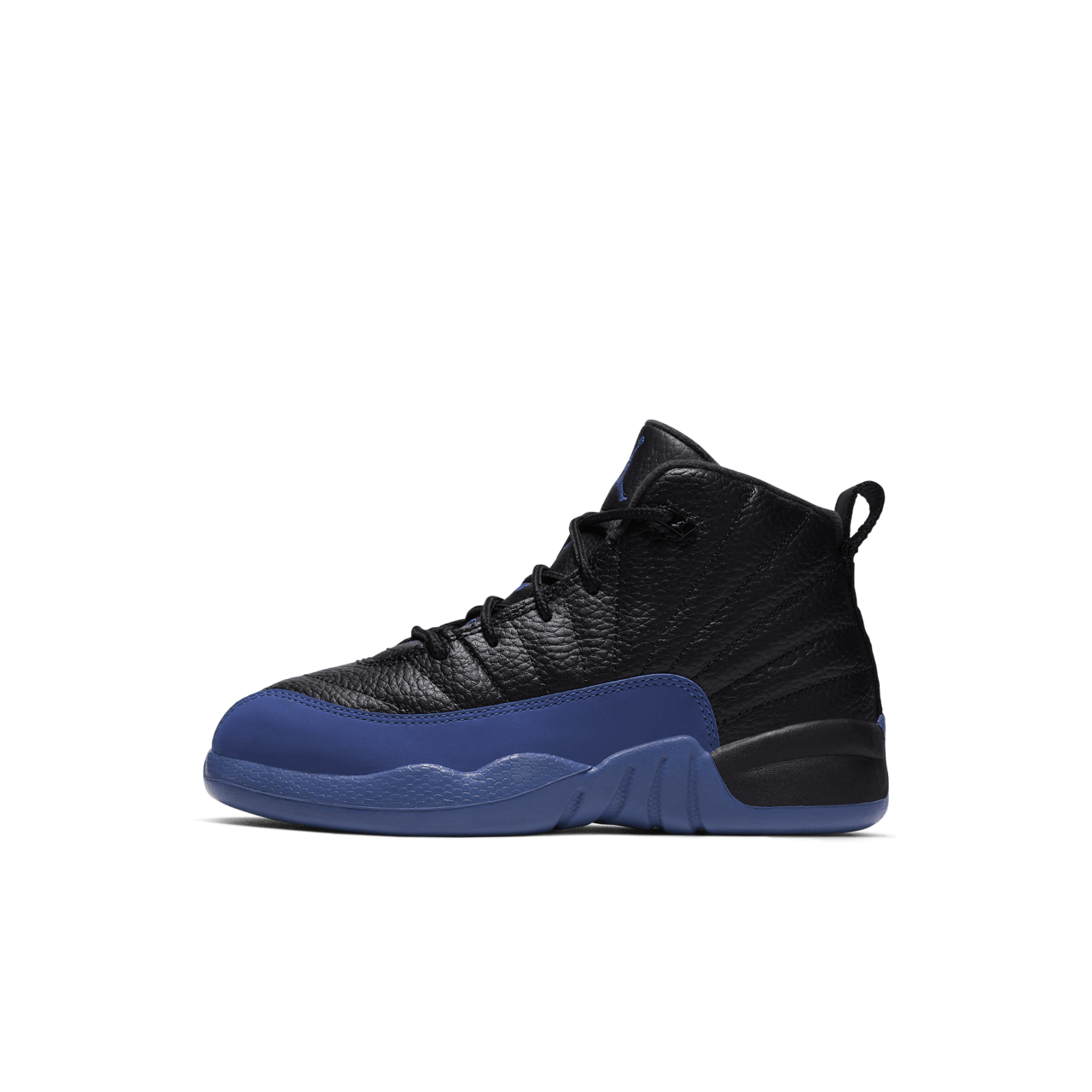 Jordan 12 black game royal metallic silver best sale