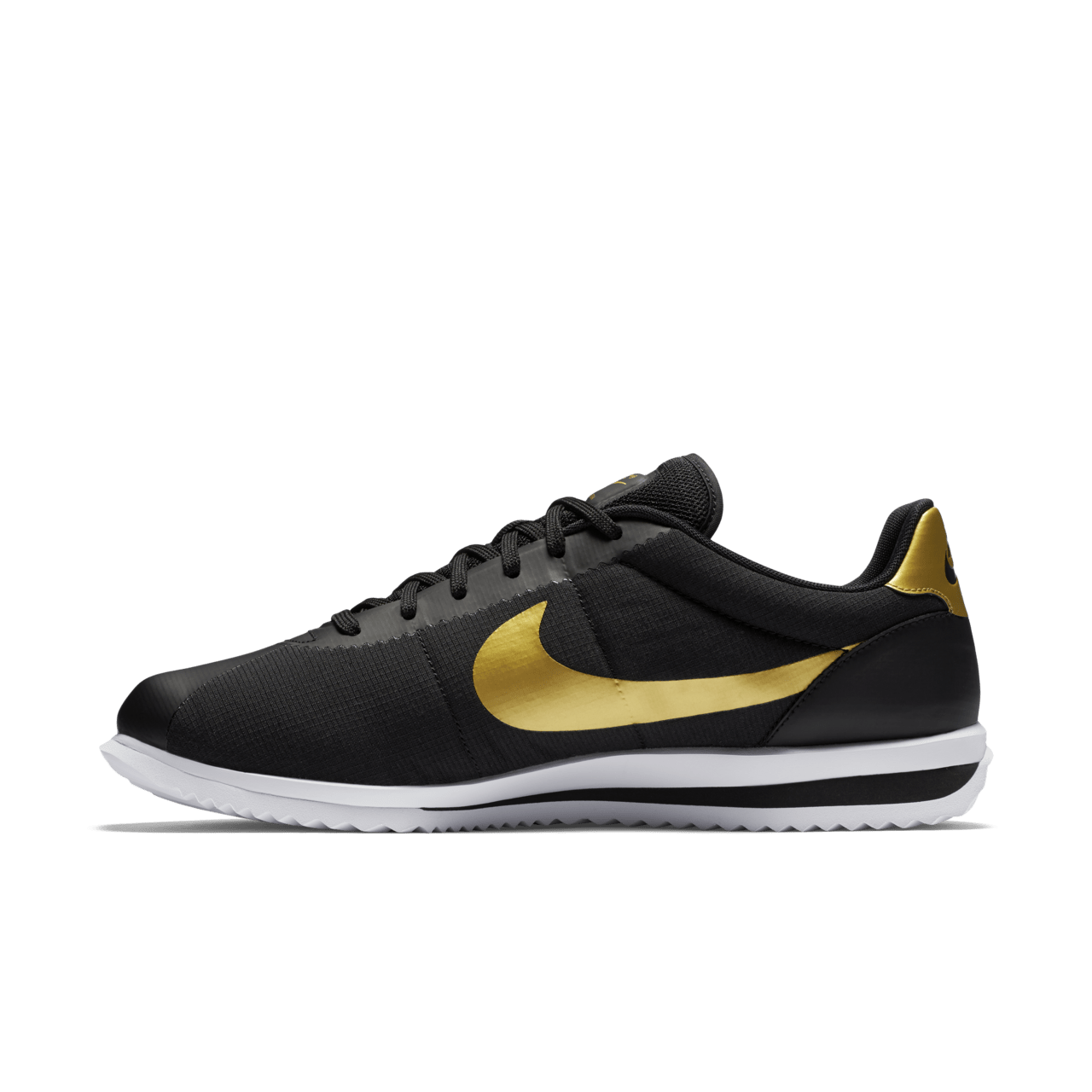 Nike Cortez Ultra Black Metallic Gold Nike SNKRS