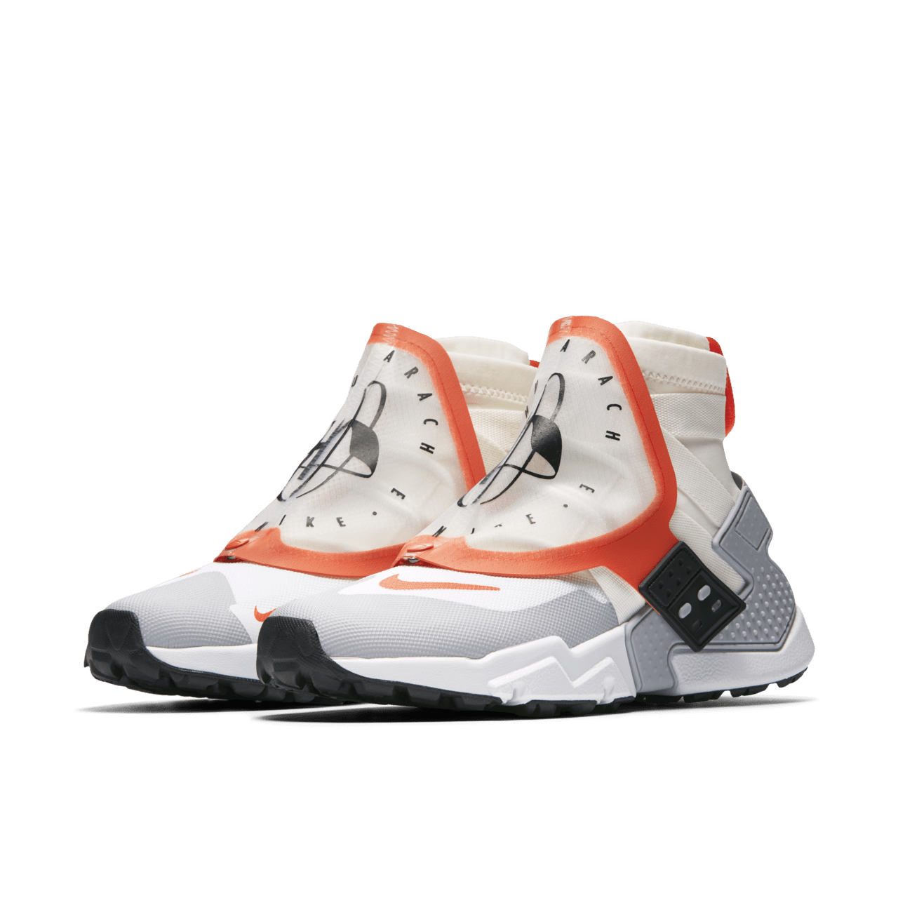 Nike Air Huarache Gripp 'Sail & Team Orange & Wolf Grey' Release Date