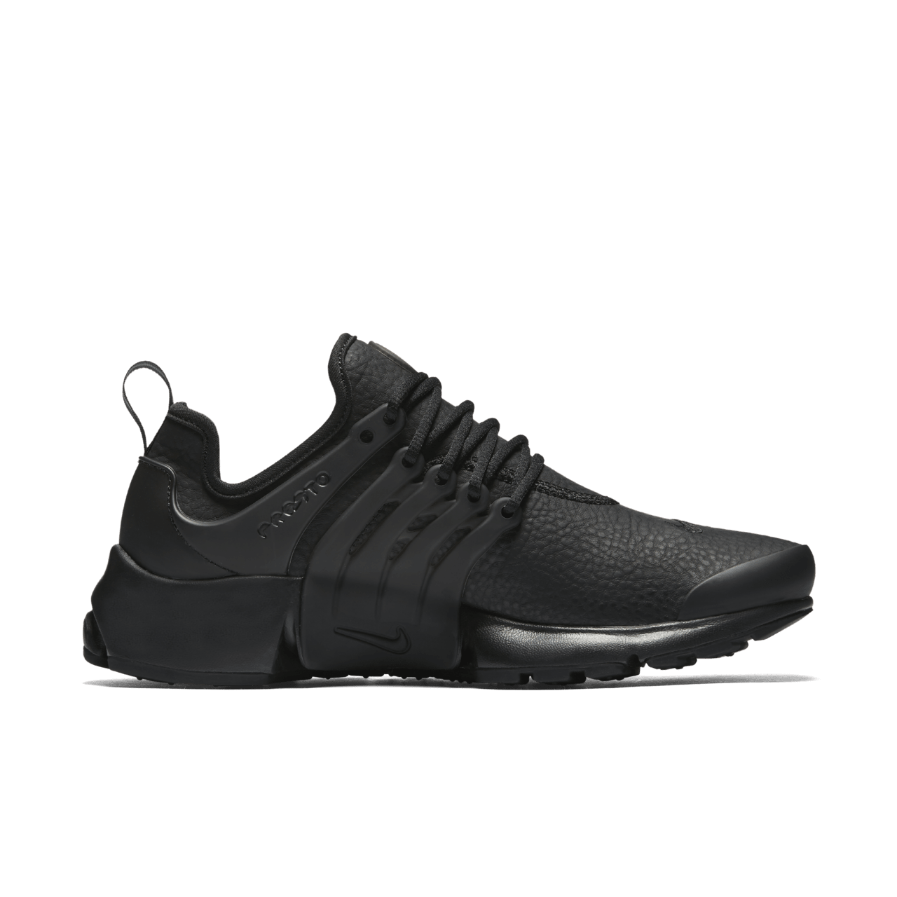 Women s Nike Air Presto Premium Triple Black Nike SNKRS