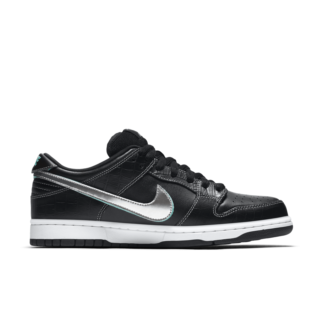 Nike SB Low Pro Diamond 'Black & Tropical Twist & Chrome' Release Date