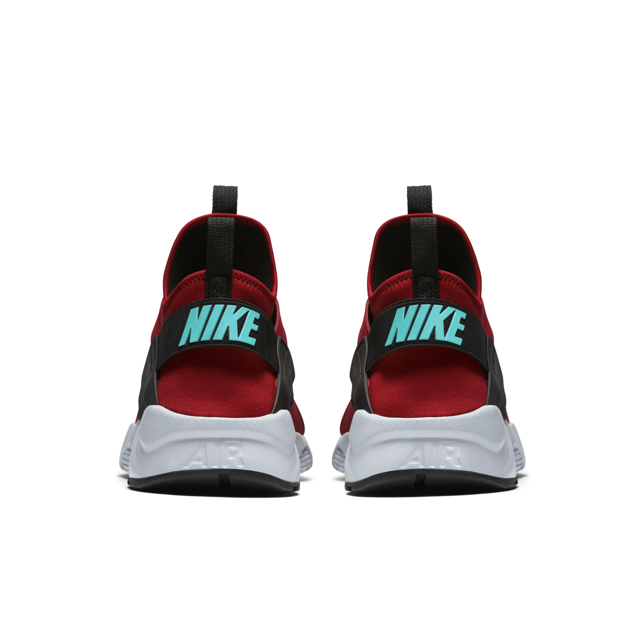 Huarache red and black hotsell