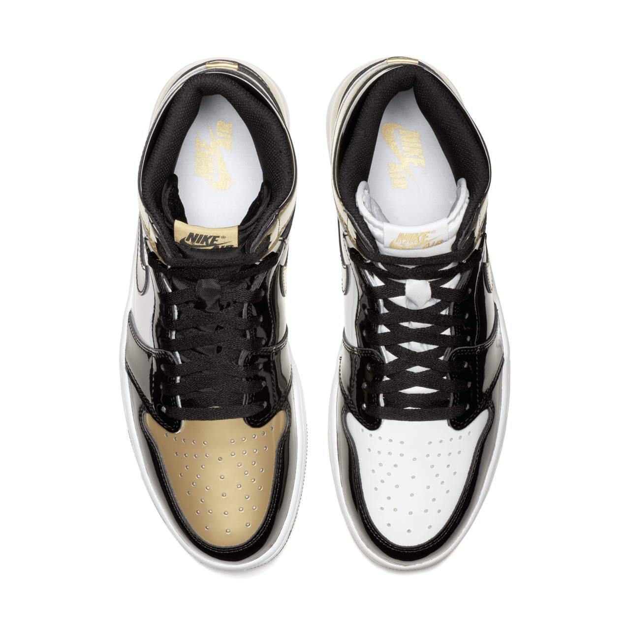 Air Jordan 1 Top 3 Black Gold White Erscheinungsdatum. Nike SNKRS