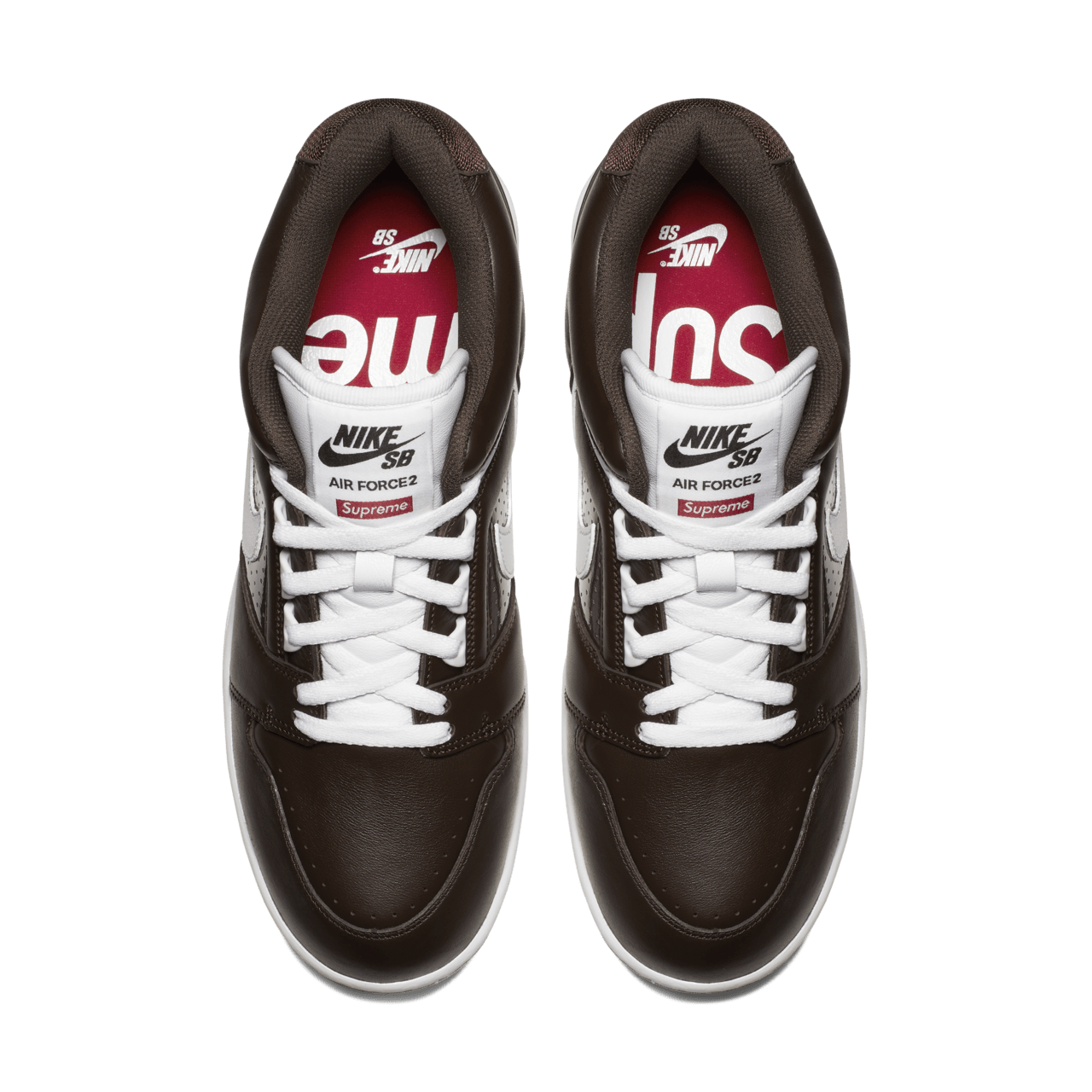 Nike SB AF2 Low Supreme Baroque Brown Nike SNKRS