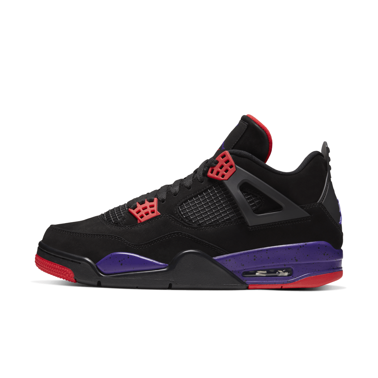 Jordan iv black court purple on sale