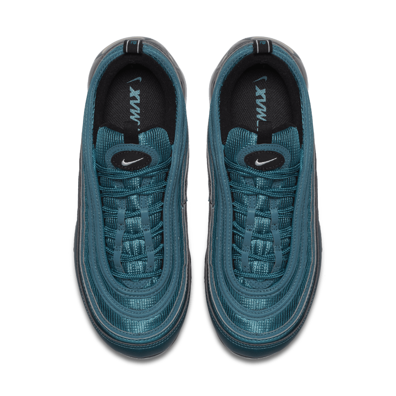 Fecha de lanzamiento de las Nike Air VaporMax 97 Metallic Dark Sea Black para mujer. Nike SNKRS