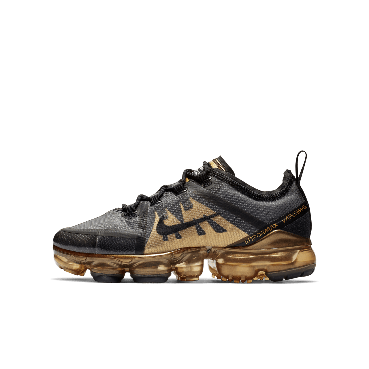 Black and gold nike vapormax online