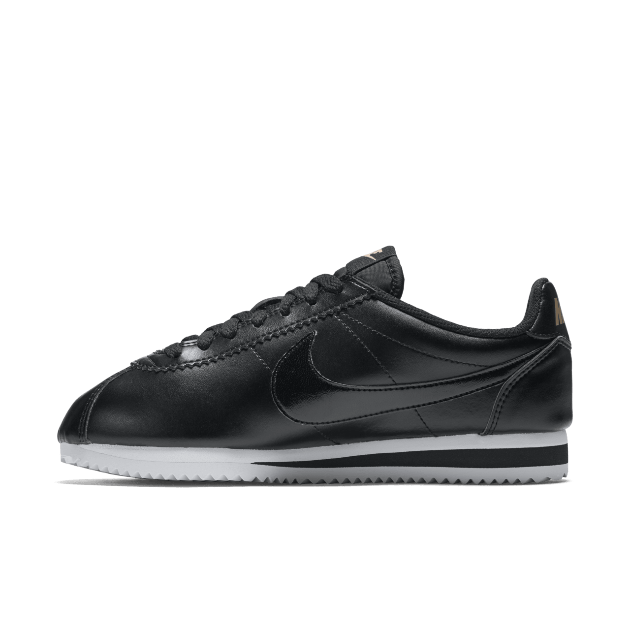 Nike classic cortez premium black online