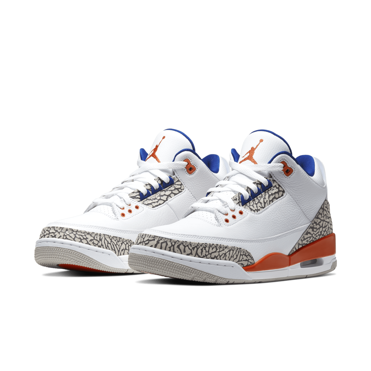 Jordan 3 white orange online