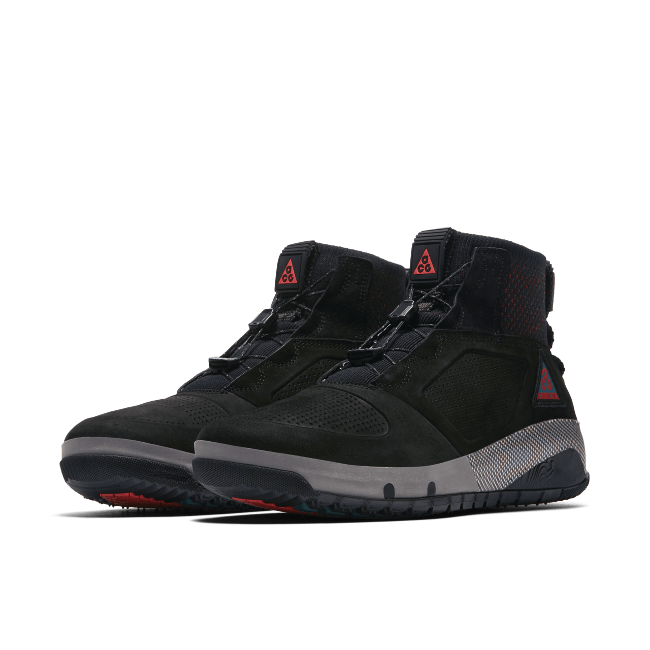 Nike ACG Ruckel Ridge 'Black & Geode Teal & Habanero Red' Release Date