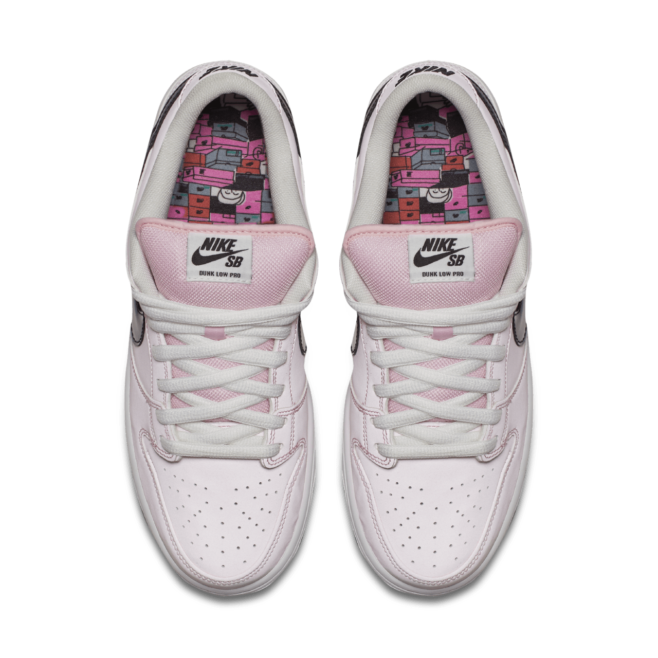 Nike sb dunk low black pink best sale