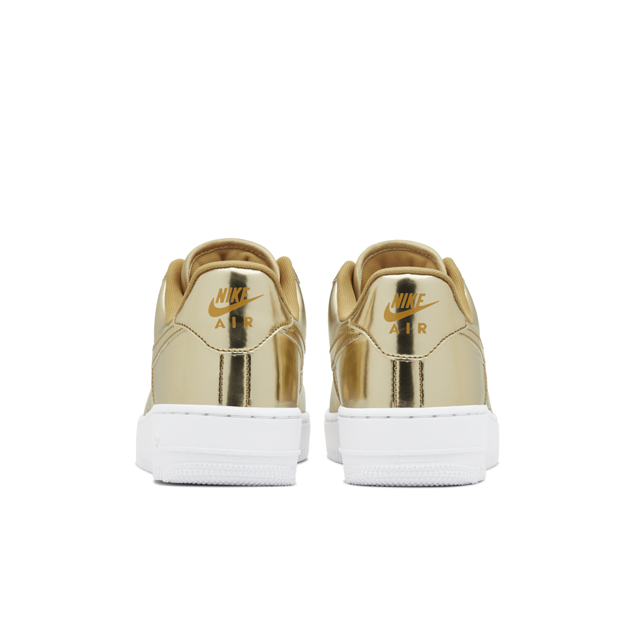 24k gold nike air force ones hotsell