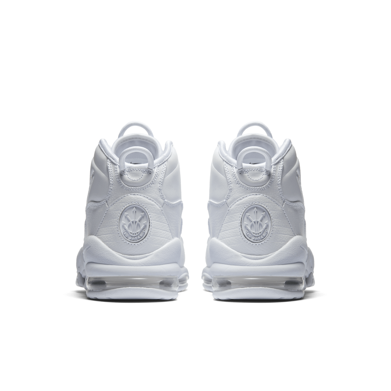 Nike all white uptempo online