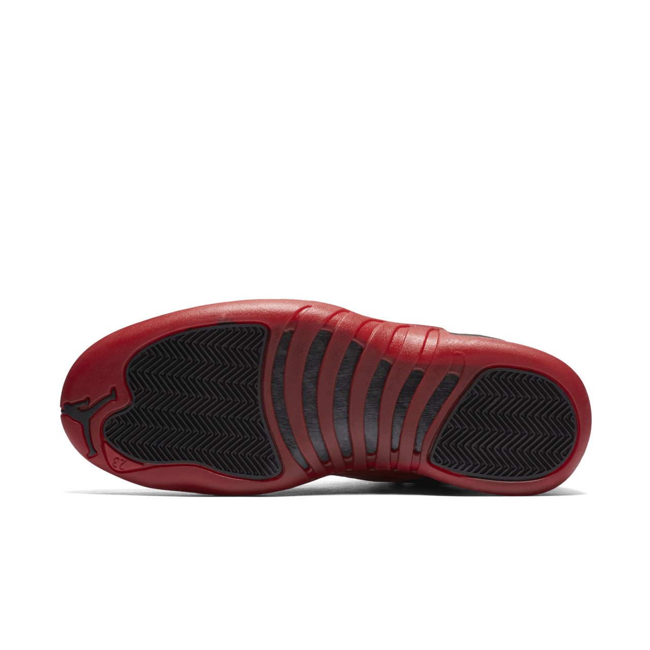 Jordan 12 red and black mens on sale