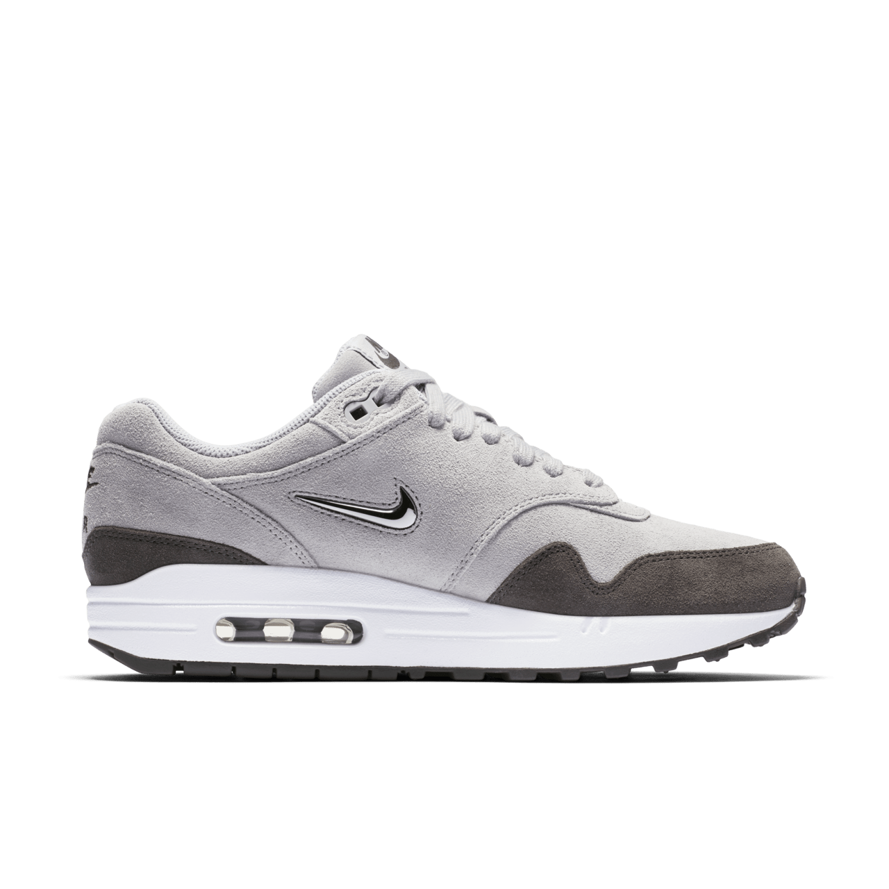 Nike Women s Air Max 1 Premium Wolf Grey Metallic Pewter White Release Date. Nike SNKRS