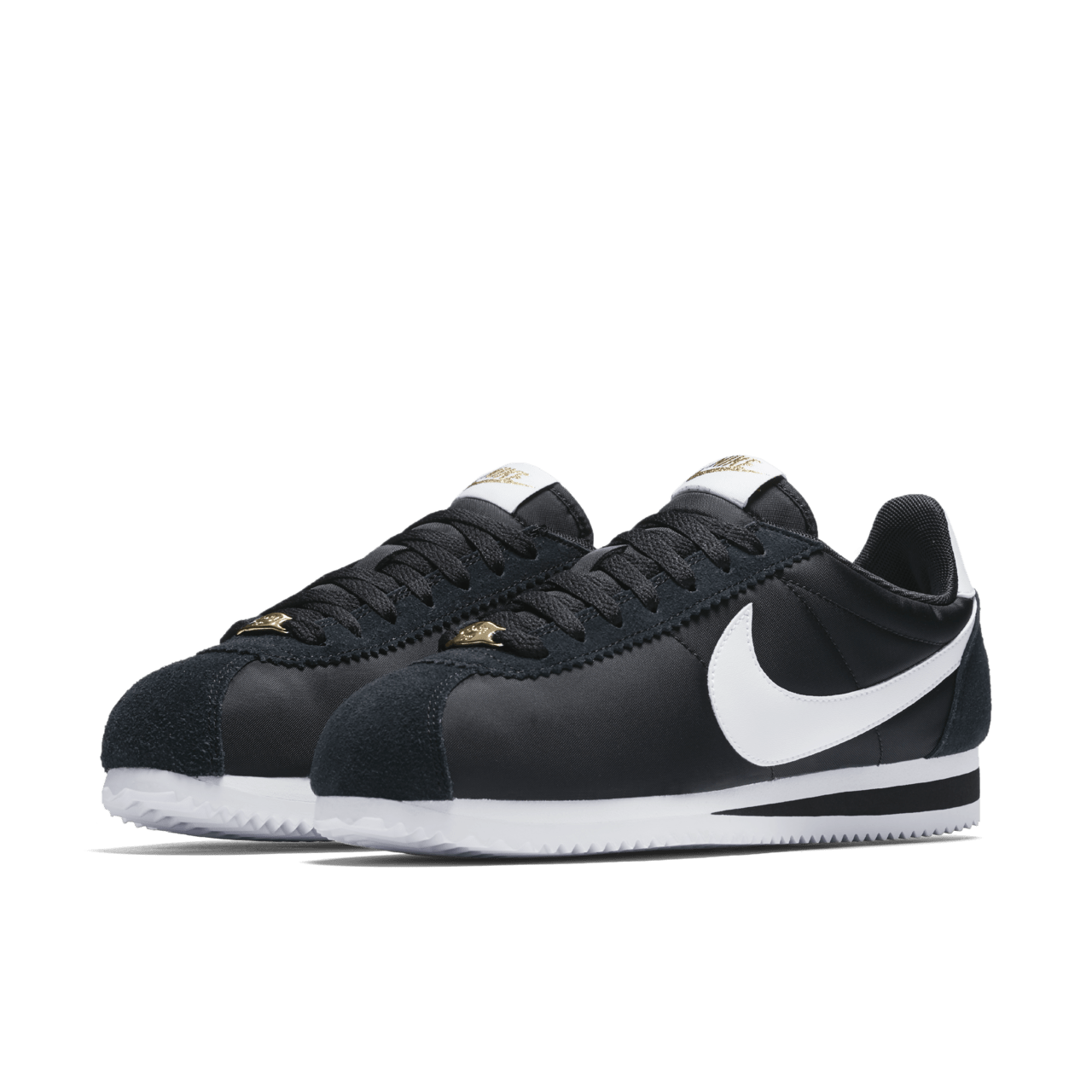 Women s Nike Classic Cortez Premium Black White Release Date. Nike SNKRS