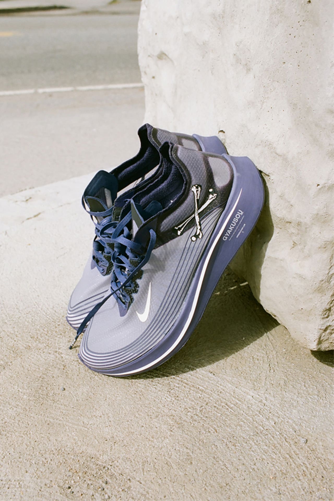 Nike Zoom Fly Gyakusou Ink Dark Grey Sail Release Date. Nike SNKRS