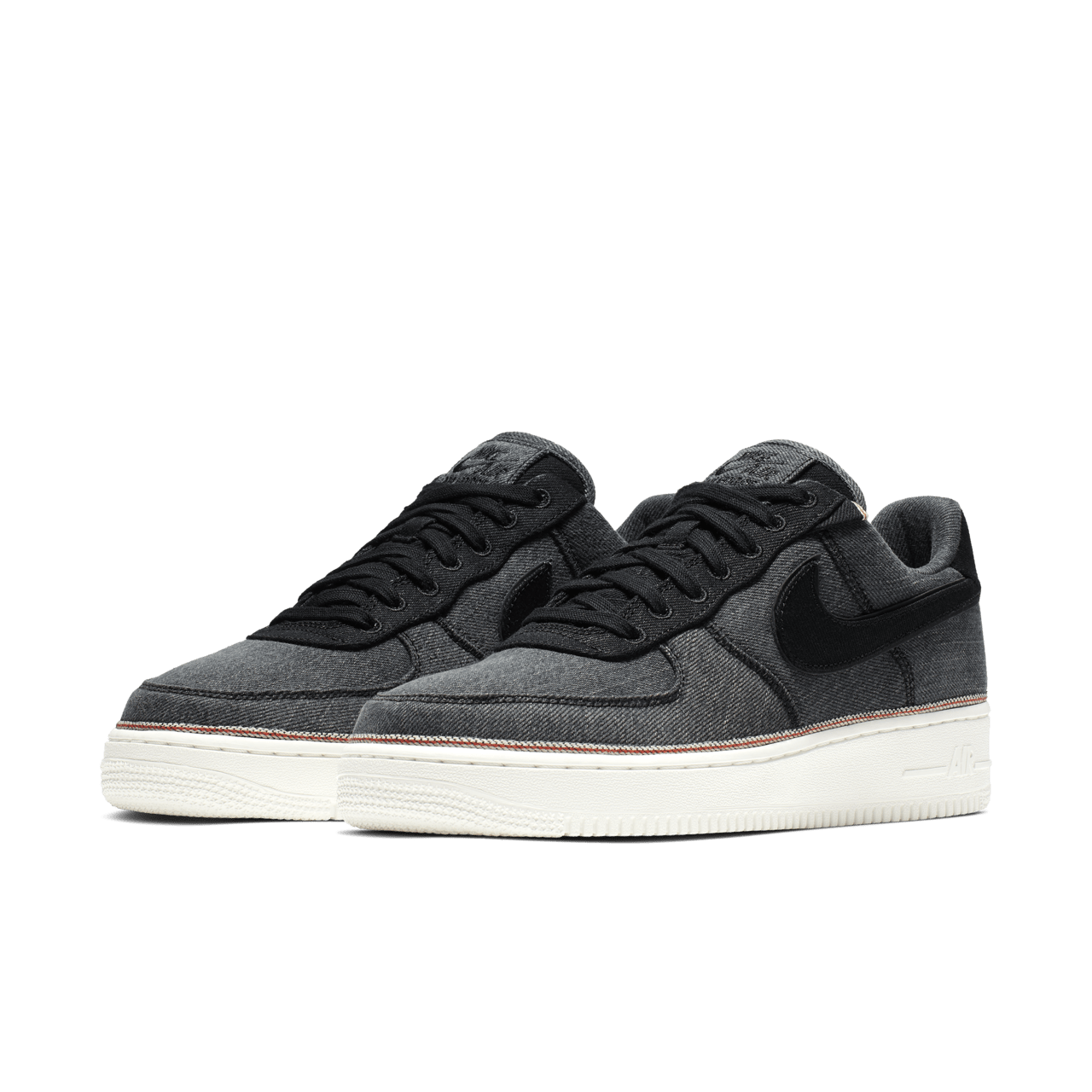 Date de sortie de la 3x1 x Air Force 1 Black Denim Nike SNKRS