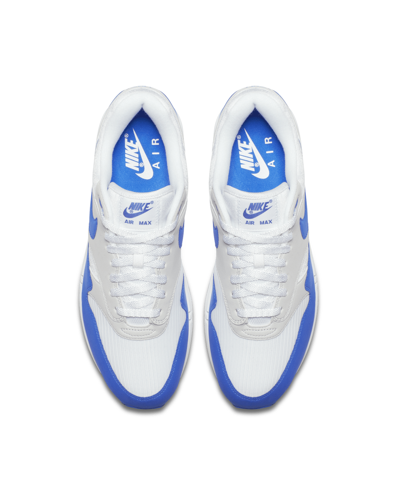 Nike Air Max 1 Anniversary White Neutral Grey Game Royal Release Date. Nike SNKRS