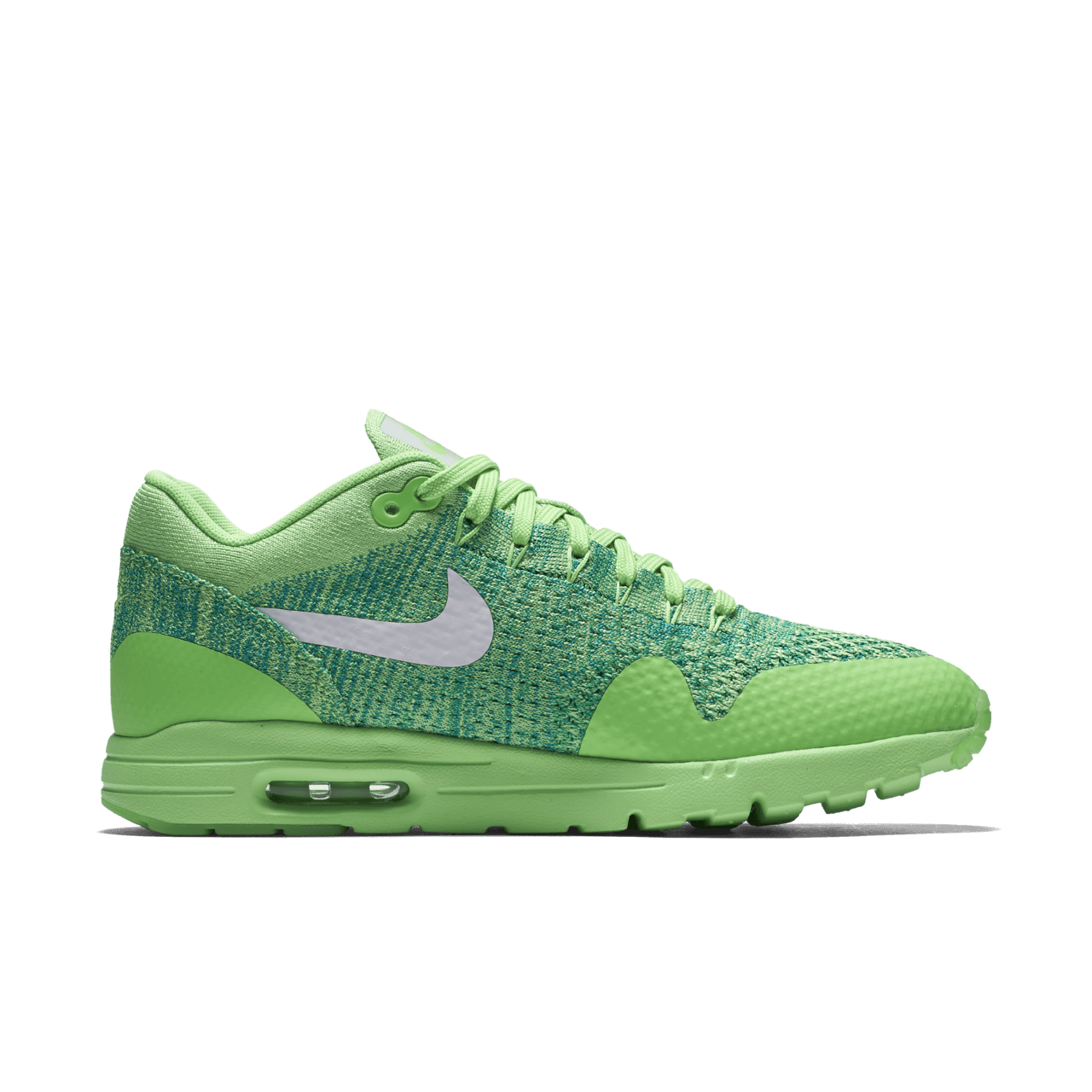 National Air Women s Nike Air Max 1 Ultra Flyknit Voltage Green Nike SNKRS