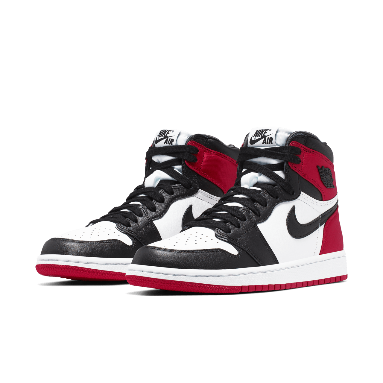 Jordan 1 satin black toe where to buy on sale