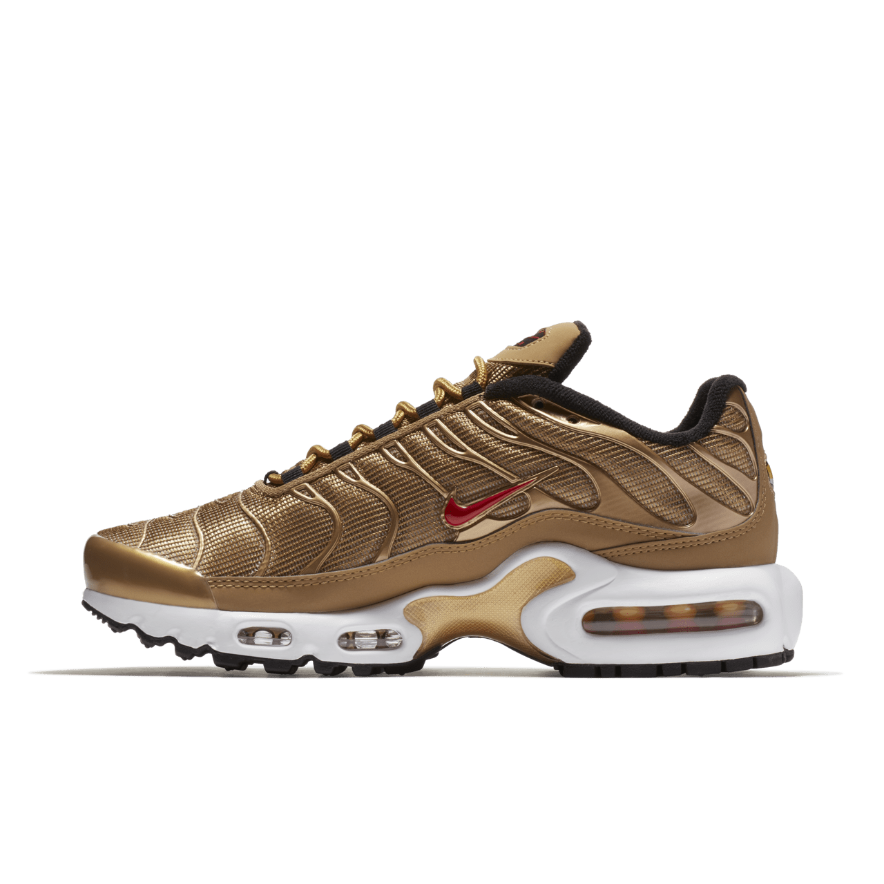 Nike air max plus metallic gold womens on sale