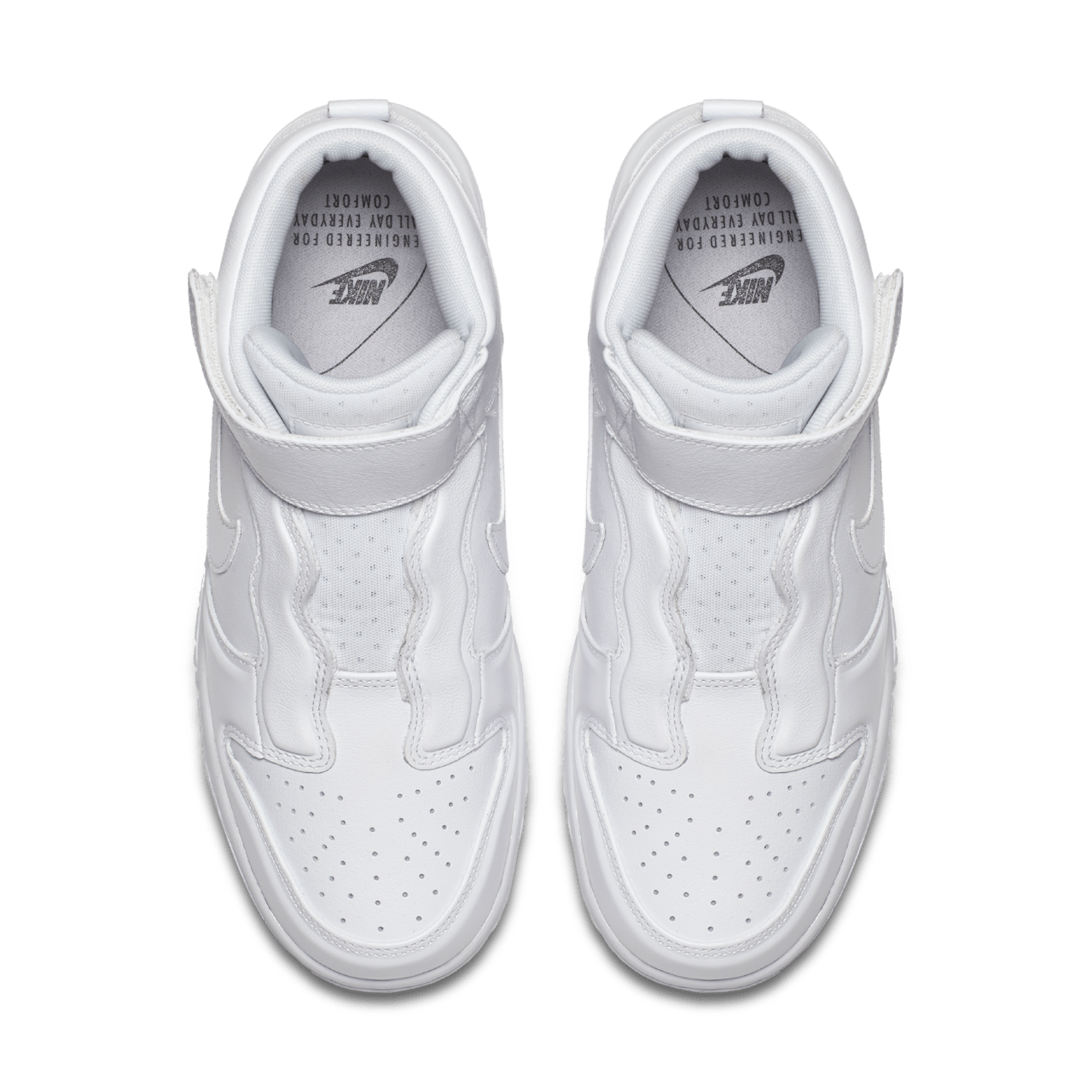 White nike high s womens fashion