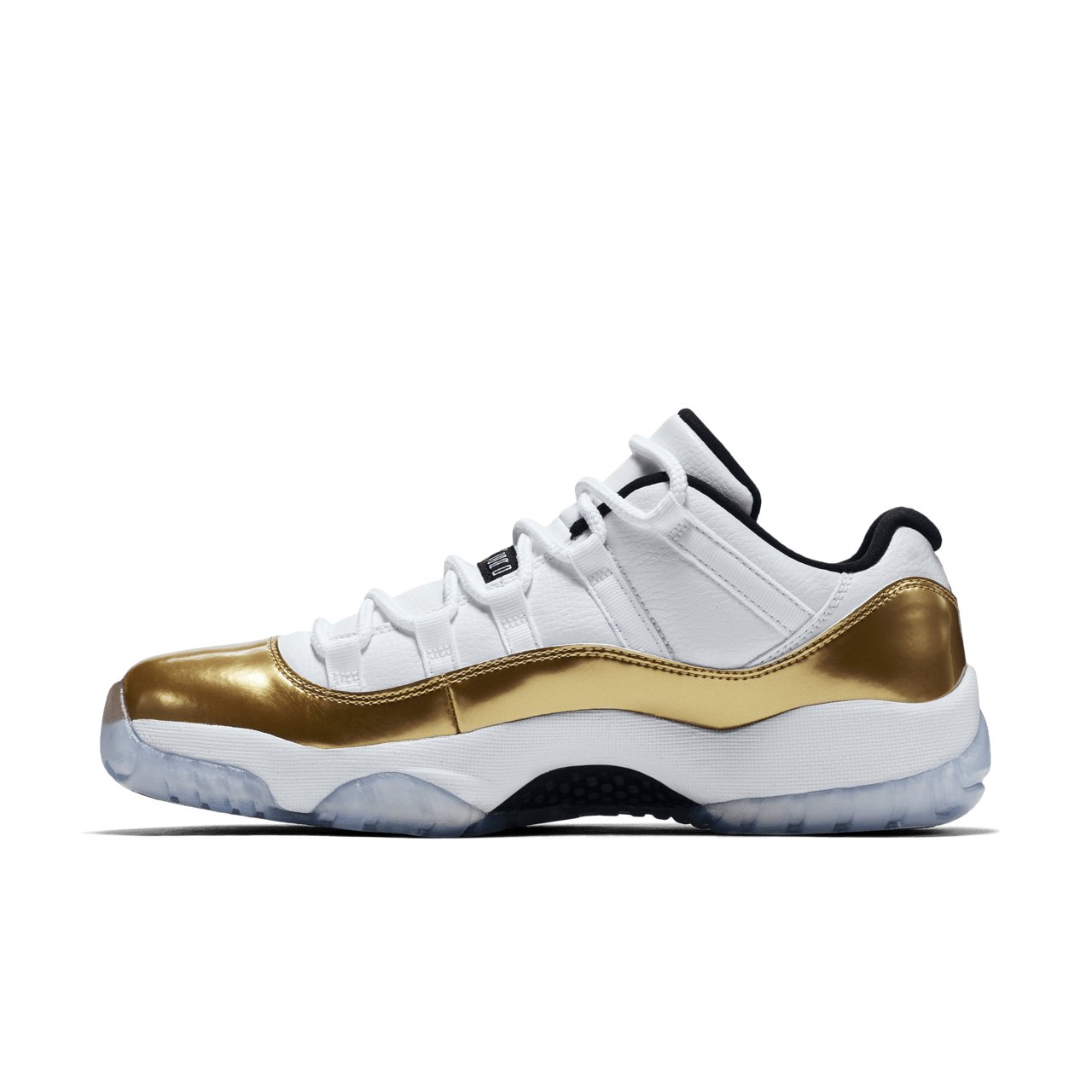 Gold jordan 11 high top online