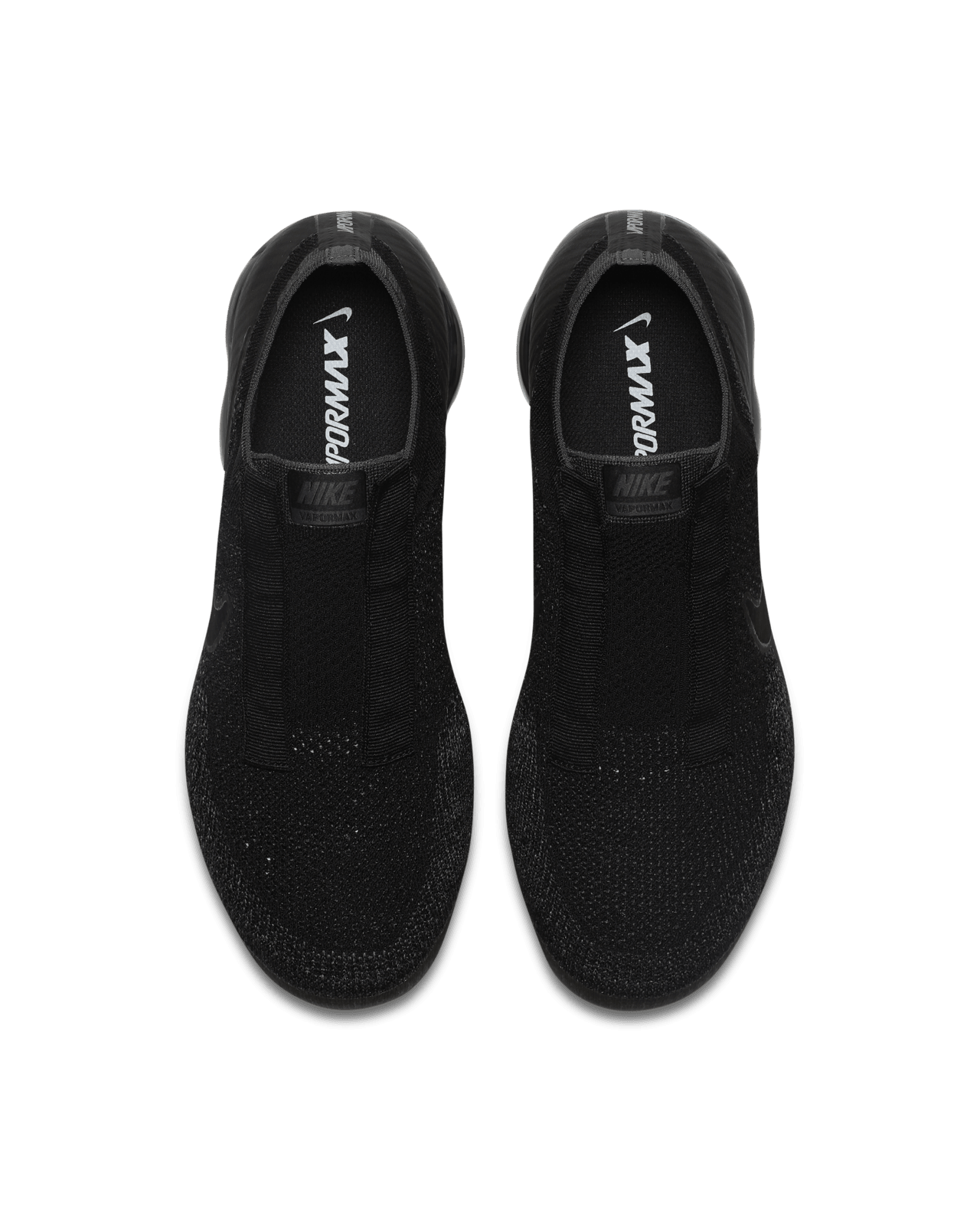 Nike vapormax triple black laceless hotsell