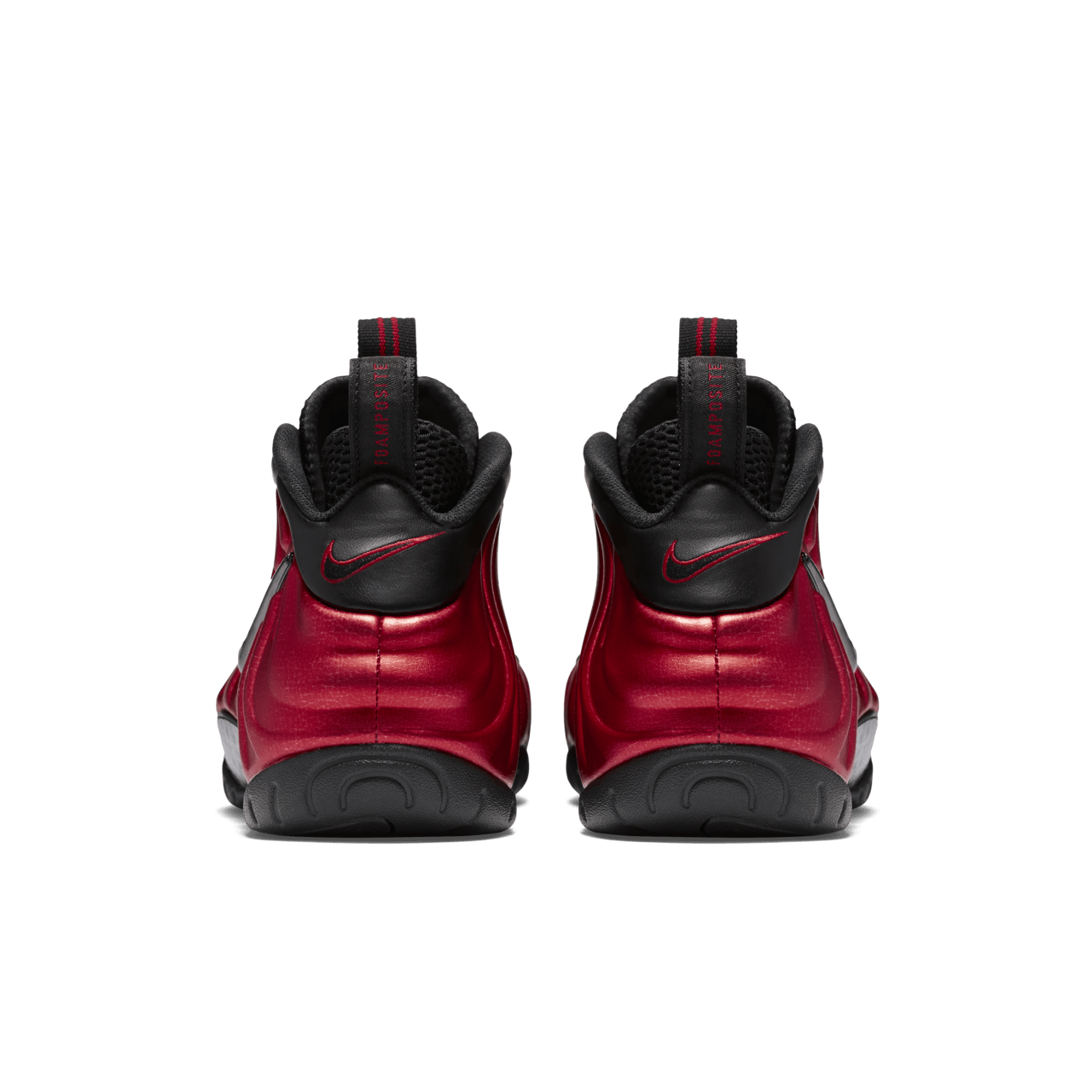 Nike air foamposite red best sale