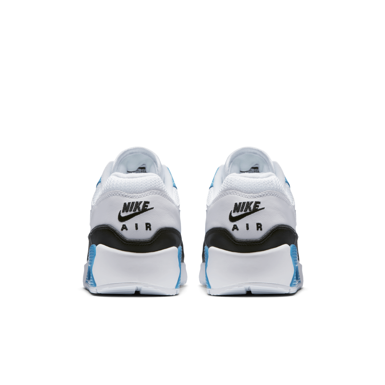 90 1 White and Neutral Grey and Black Nike SNKRS