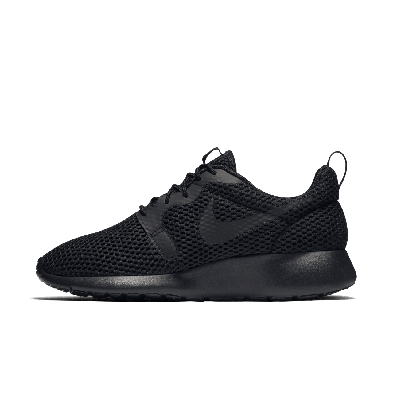 Nike roshe triple black mens best sale