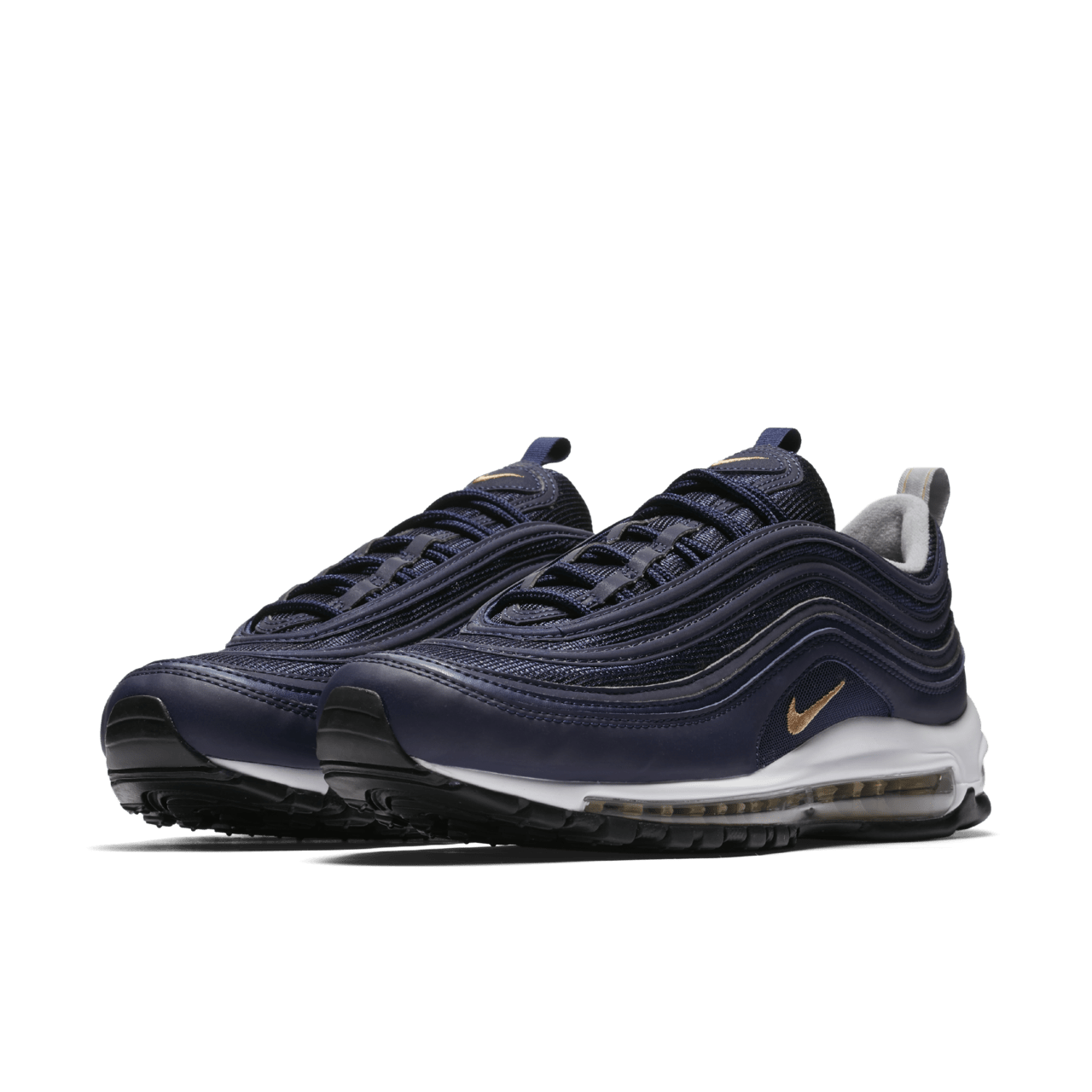 Nike Air Max 97 Midnight Navy Metallic Gold Release Date. Nike SNKRS