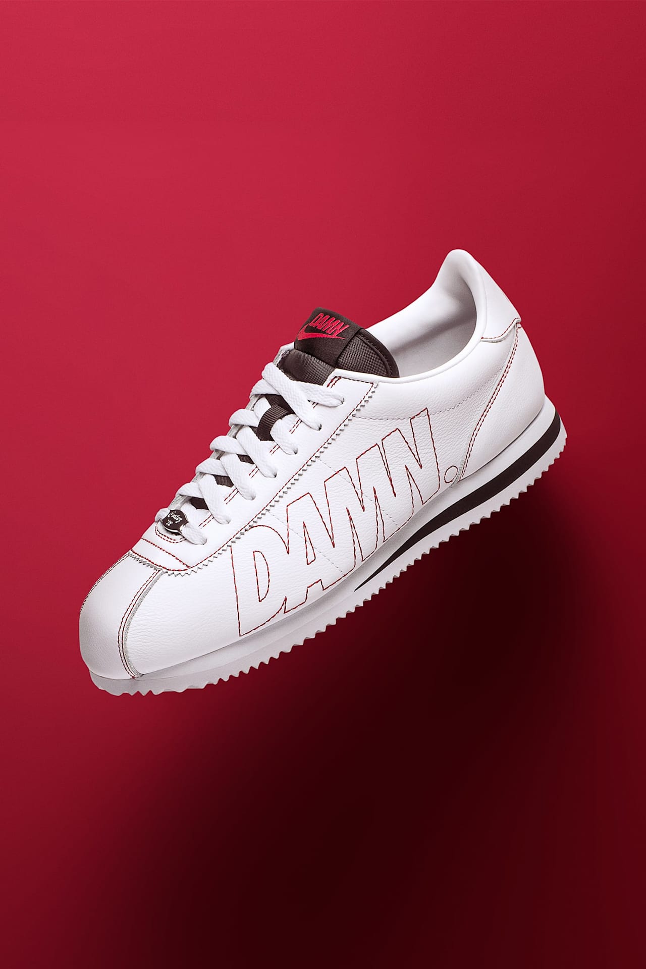 Cortez Kenny 1 'White & Gym Red'