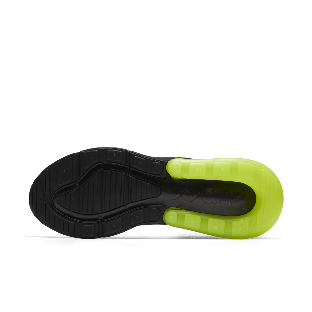 270 nike black and green hotsell