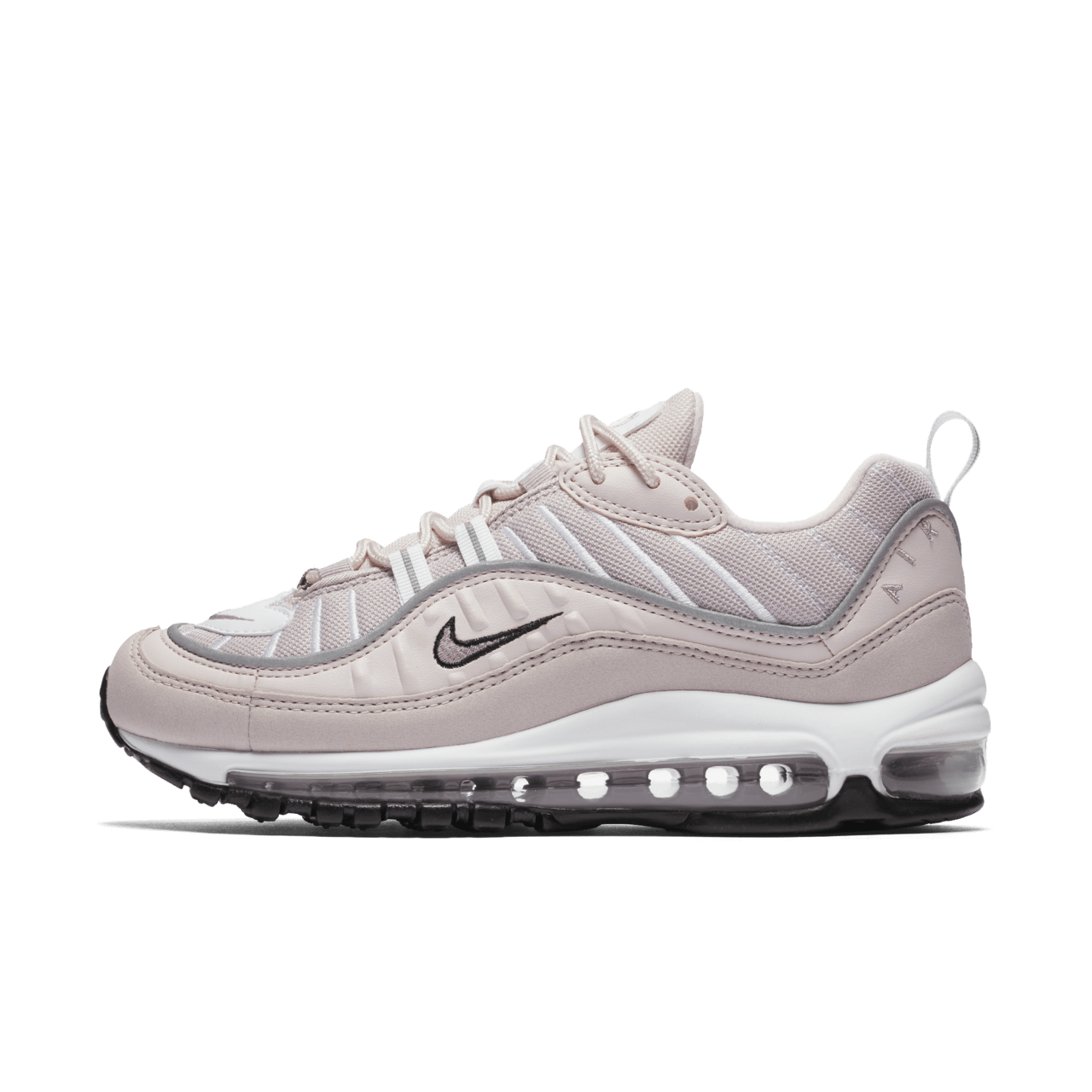 Date de sortie de la Nike Air Max 98 Barely Rose Reflect Silver pour Femme. Nike SNKRS