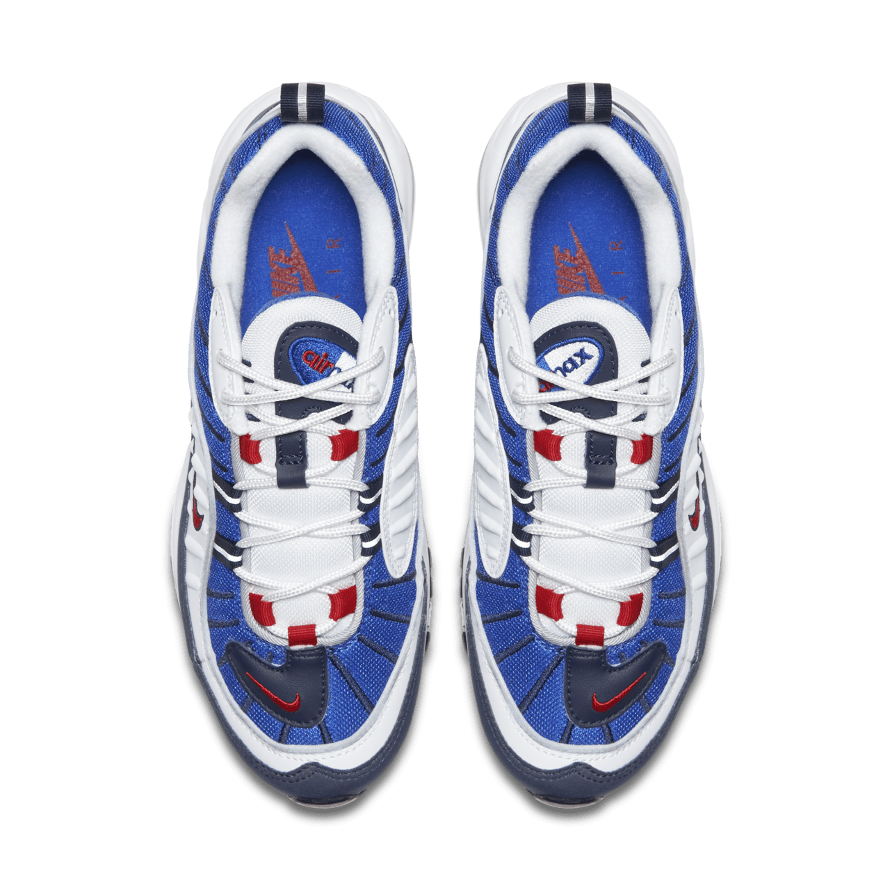 Air max 98 white university red obsidian on sale