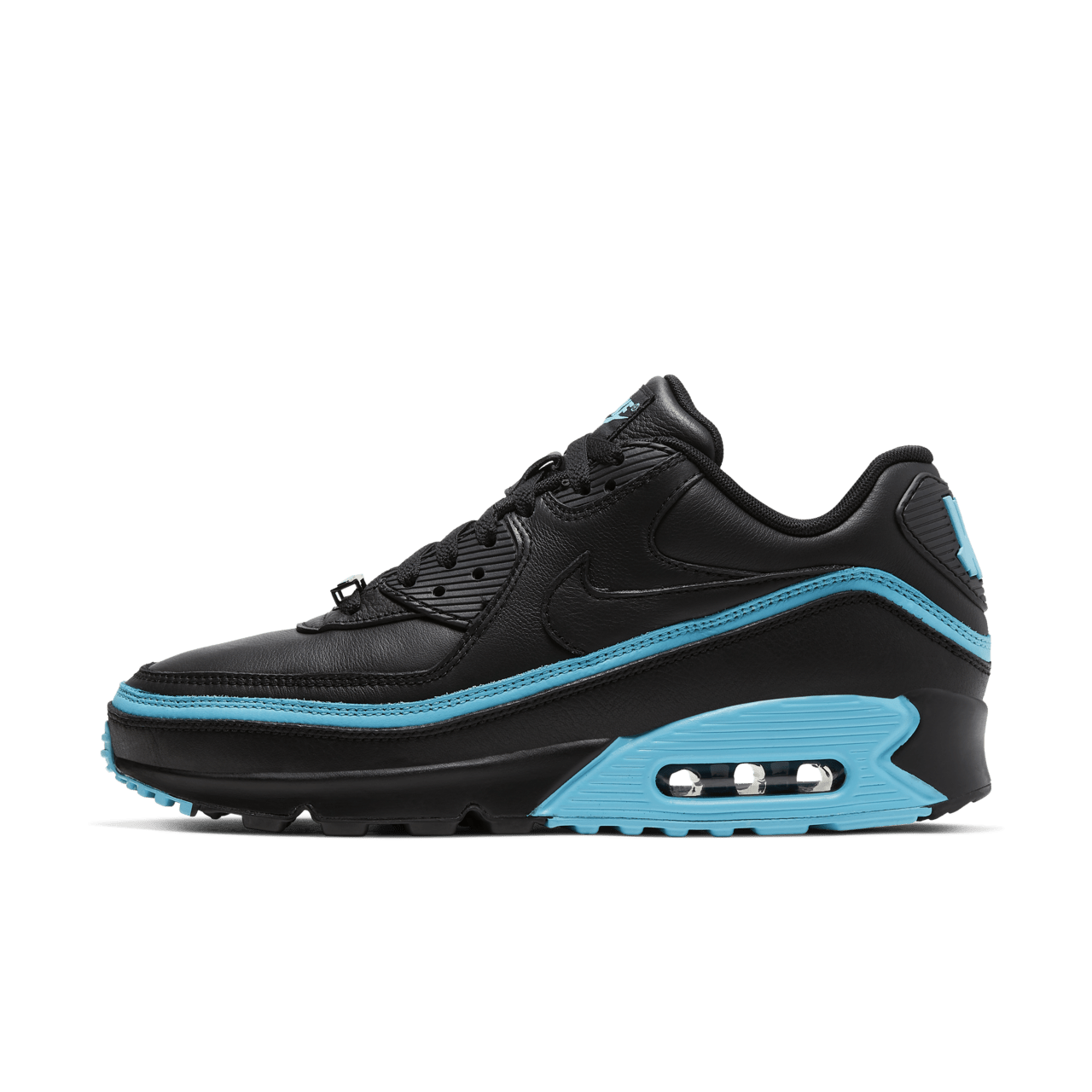 Nike air max 90 black blue on sale