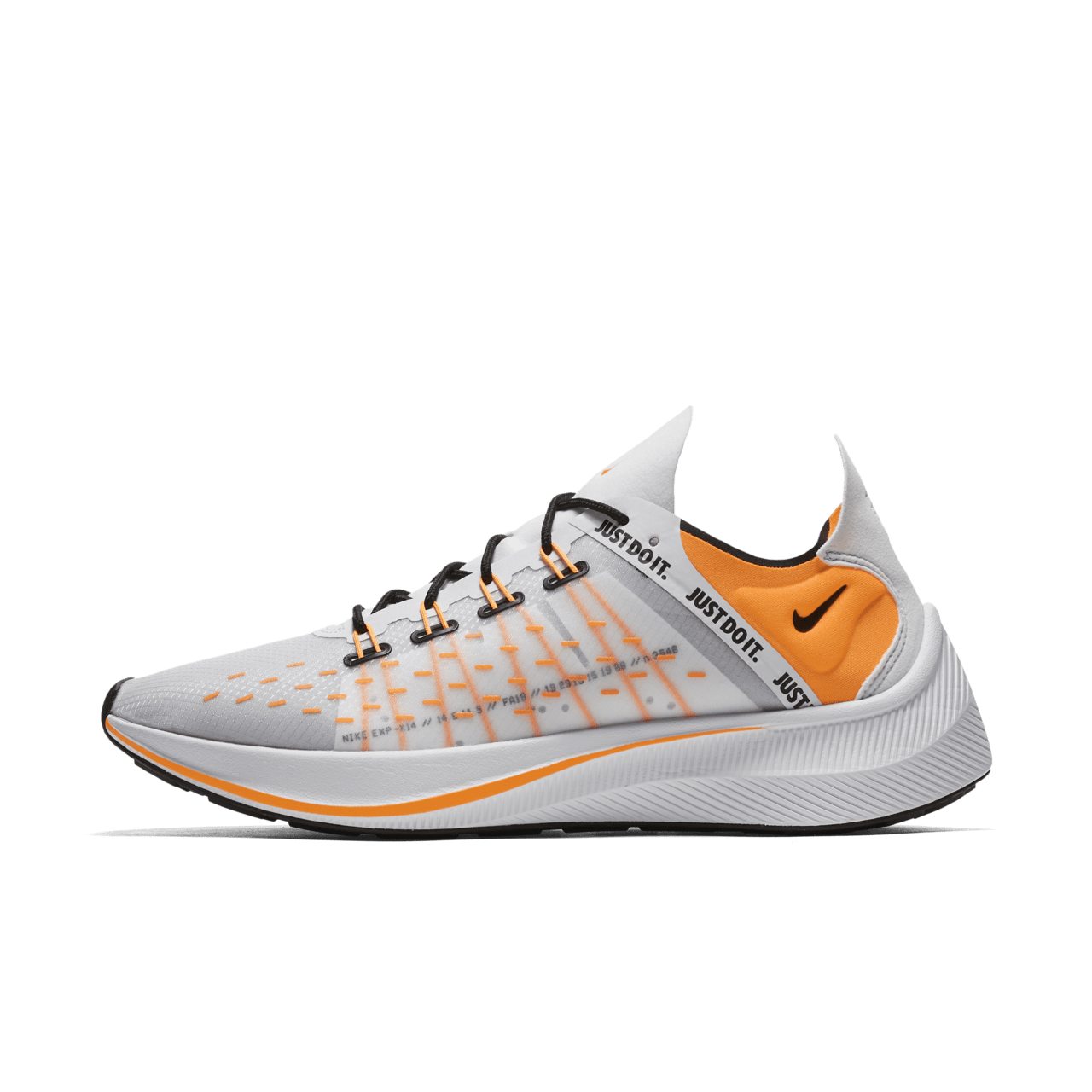 Nike EXP-X14 SE 'White & Black & Wolf Grey & Total Orange' Release Date