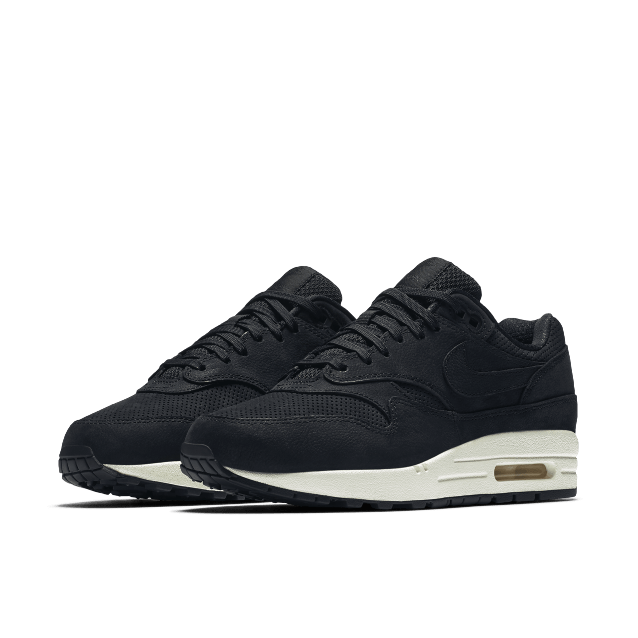 Nike air max 1 dames zwart wit best sale