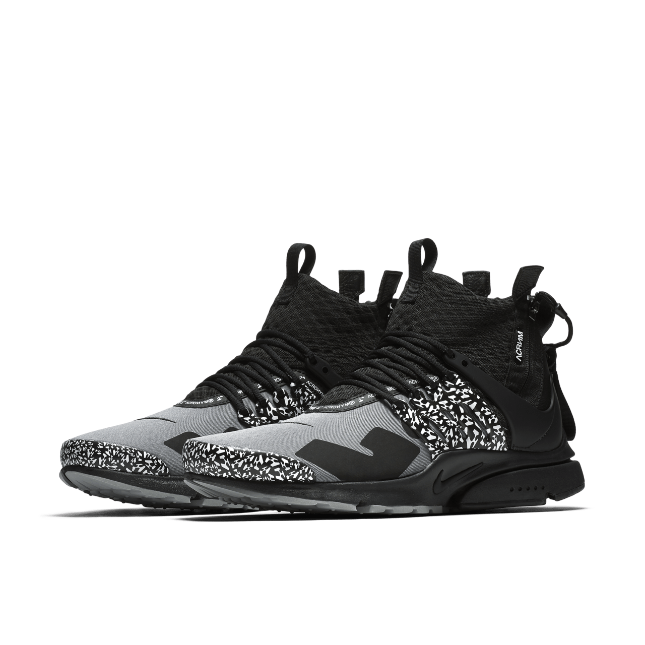 Nike air presto mid/acronym - cool grey/black hotsell