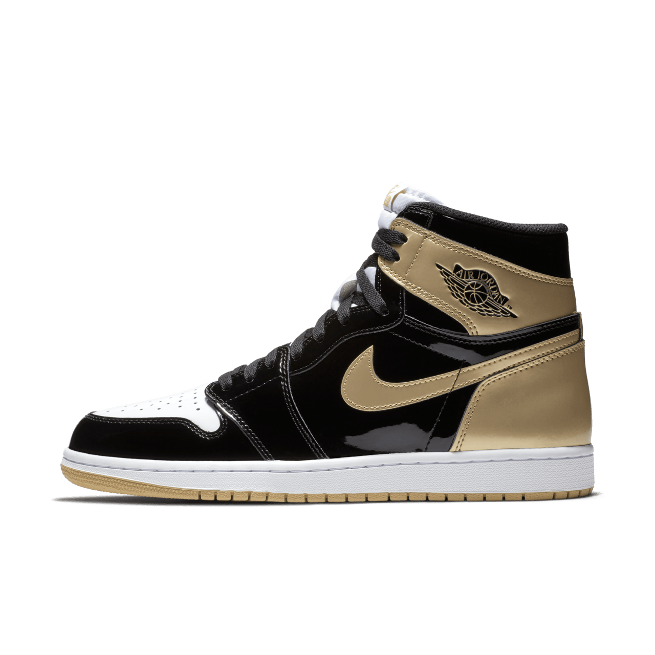 Nike jordan black and gold online