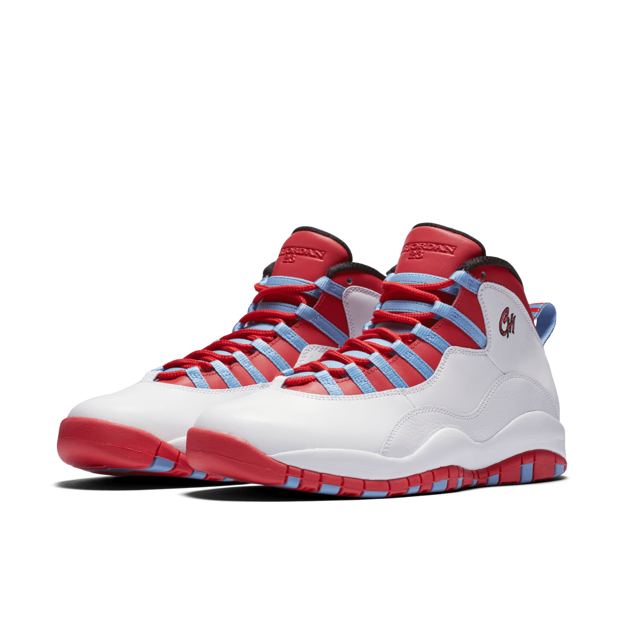 Jordan 10 red and white hotsell