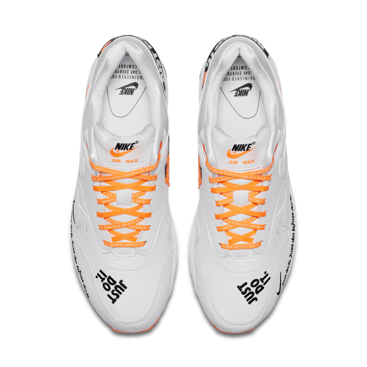 Nike Air Max 1 Just Do It Collection 'White & Total Orange' Release Date