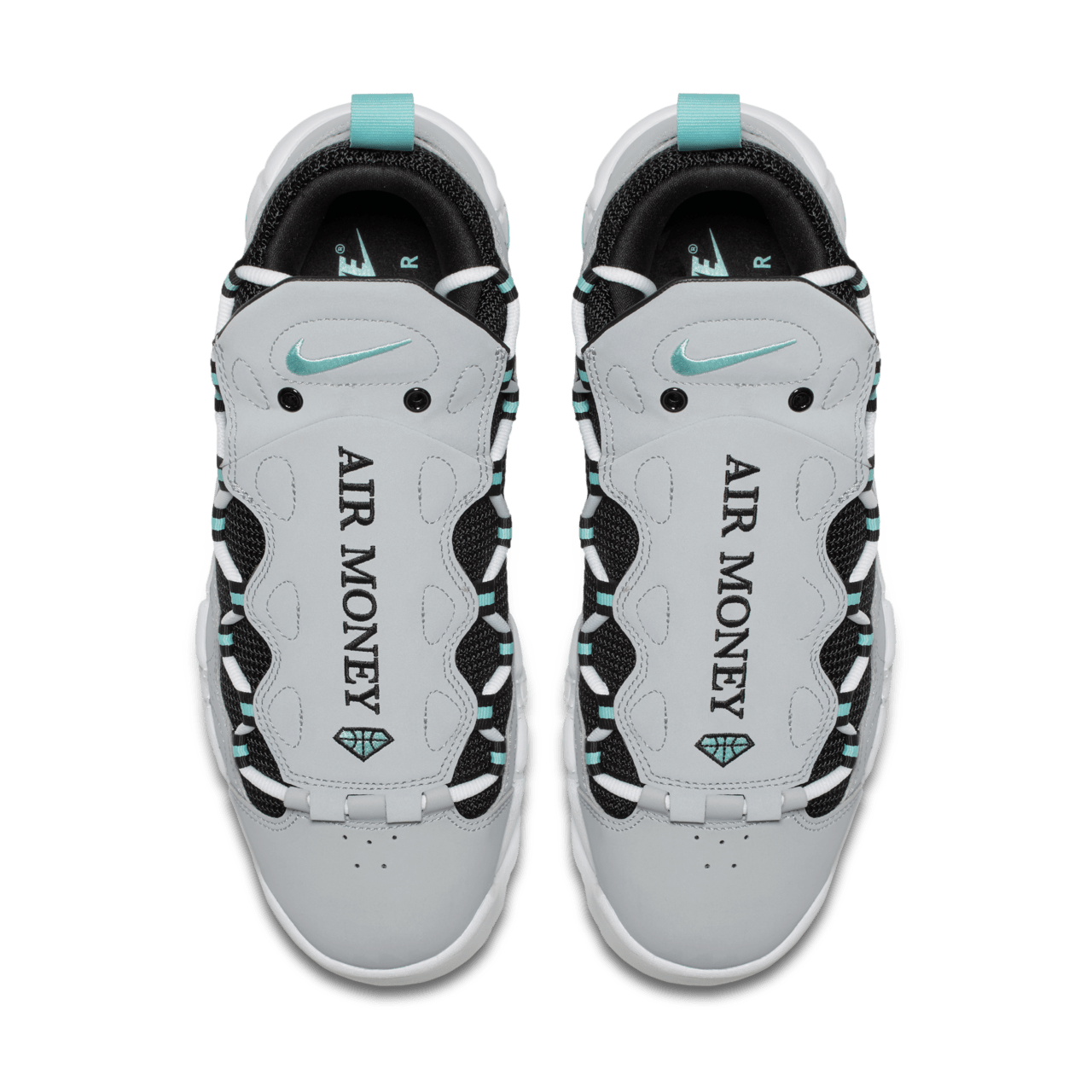 Nike Air More Money Wolf Grey Island Green Erscheinungsdatum. Nike SNKRS